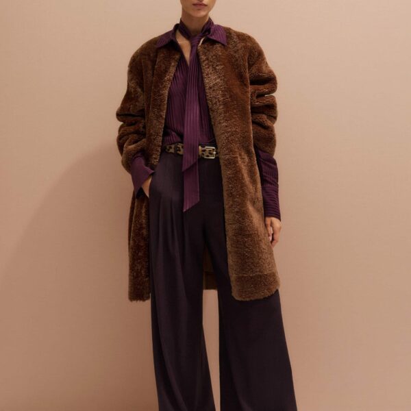 Fluid Tailoring – luxury British Red in Me and Em exclusively at Coveti