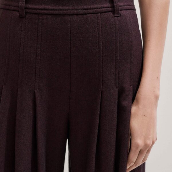Fluid Tailoring – luxury British Red in Me and Em exclusively at Coveti