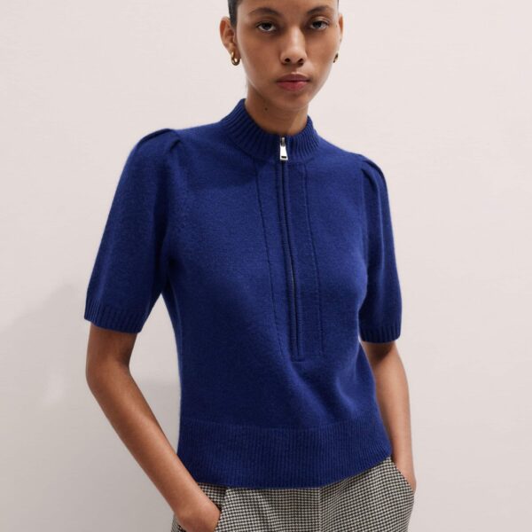 Me + Em Pouf Sleeve Knit Tee