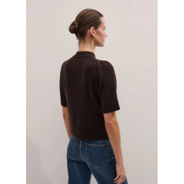Me and Em Pouf Sleeve Knit Tee
Cashmere, view 4
