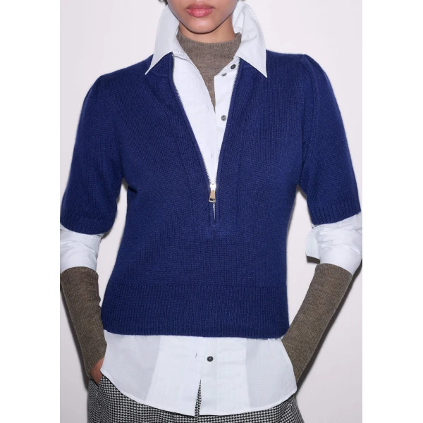 Me and Em Pouf Sleeve Knit Tee
Cashmere, view 7