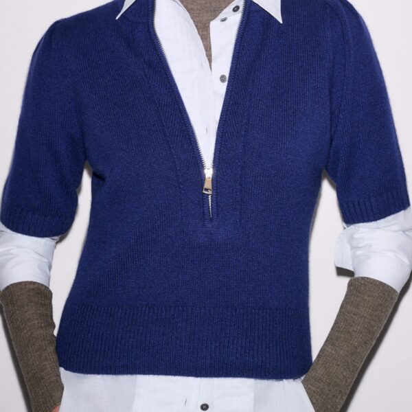 Me + Em Pouf Sleeve Knit Tee
