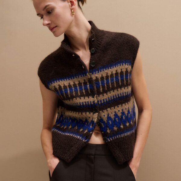 Me + Em Relaxed Button Vest