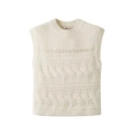 Me and Em Relaxed Cable Vest