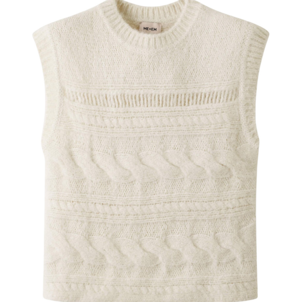 Me and Em Relaxed Cable Vest