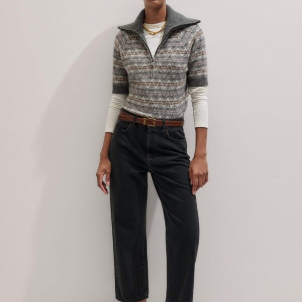 Midweight Denim – luxury British Black in Me and Em exclusively at Coveti