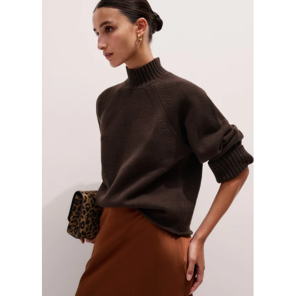 Me and Em Relaxed Luxe Sweater
Wool + Cashmere Knit, view 7