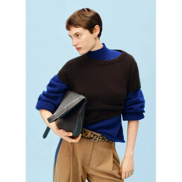 Me and Em Relaxed Raglan Sweater
Merino + Cashmere Knit, view 2