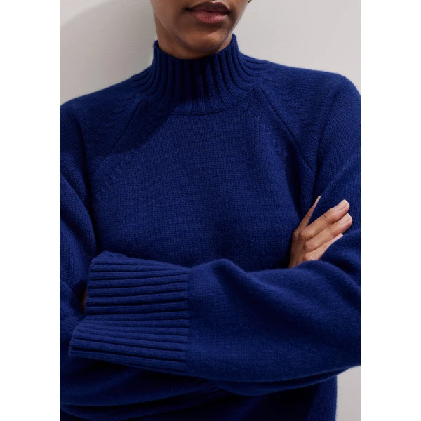 Me and Em Relaxed Raglan Sweater
Merino + Cashmere Knit, view 6