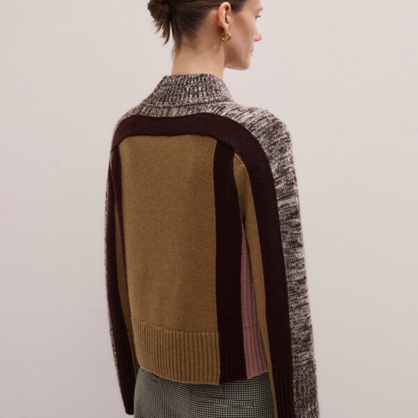 Merino + Cashmere – luxury British Red in Me and Em exclusively at Coveti