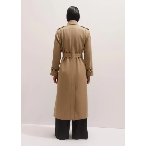 Me and Em Relaxed Trench Coat
Water Resistant Blend Coat, view 3