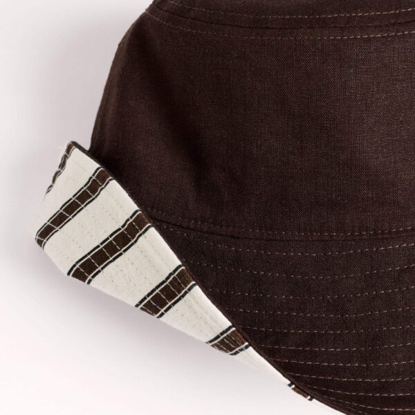Linen + Viscose – luxury British Brown in Me and Em exclusively at Coveti