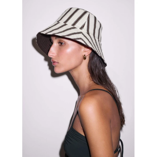 Me and Em Reversible Bucket Hat
Linen + Viscose, view 4