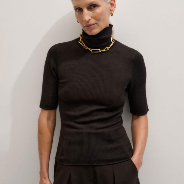 Me and Em Roll Neck Knit Tee