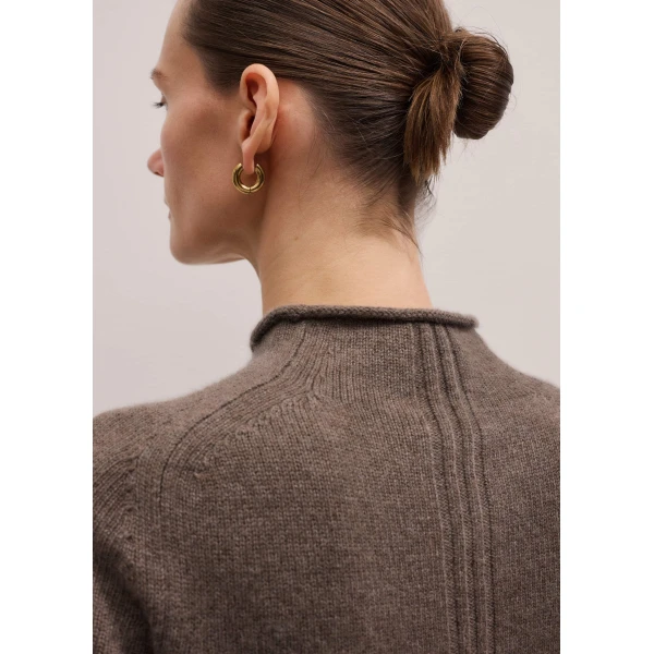 Me and Em Roll Trim Knit Tee
Cashmere, view 4