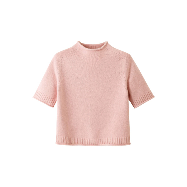 Me and Em Roll Trim Knit Tee
Cashmere