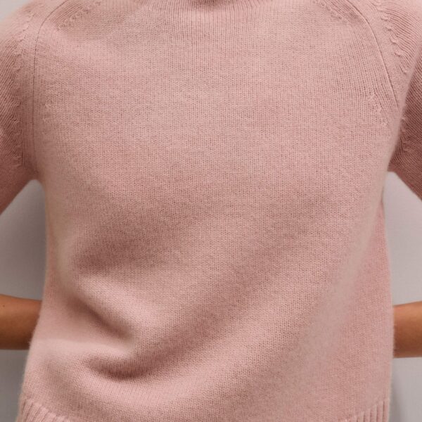 Me + Em Roll Trim Knit Tee