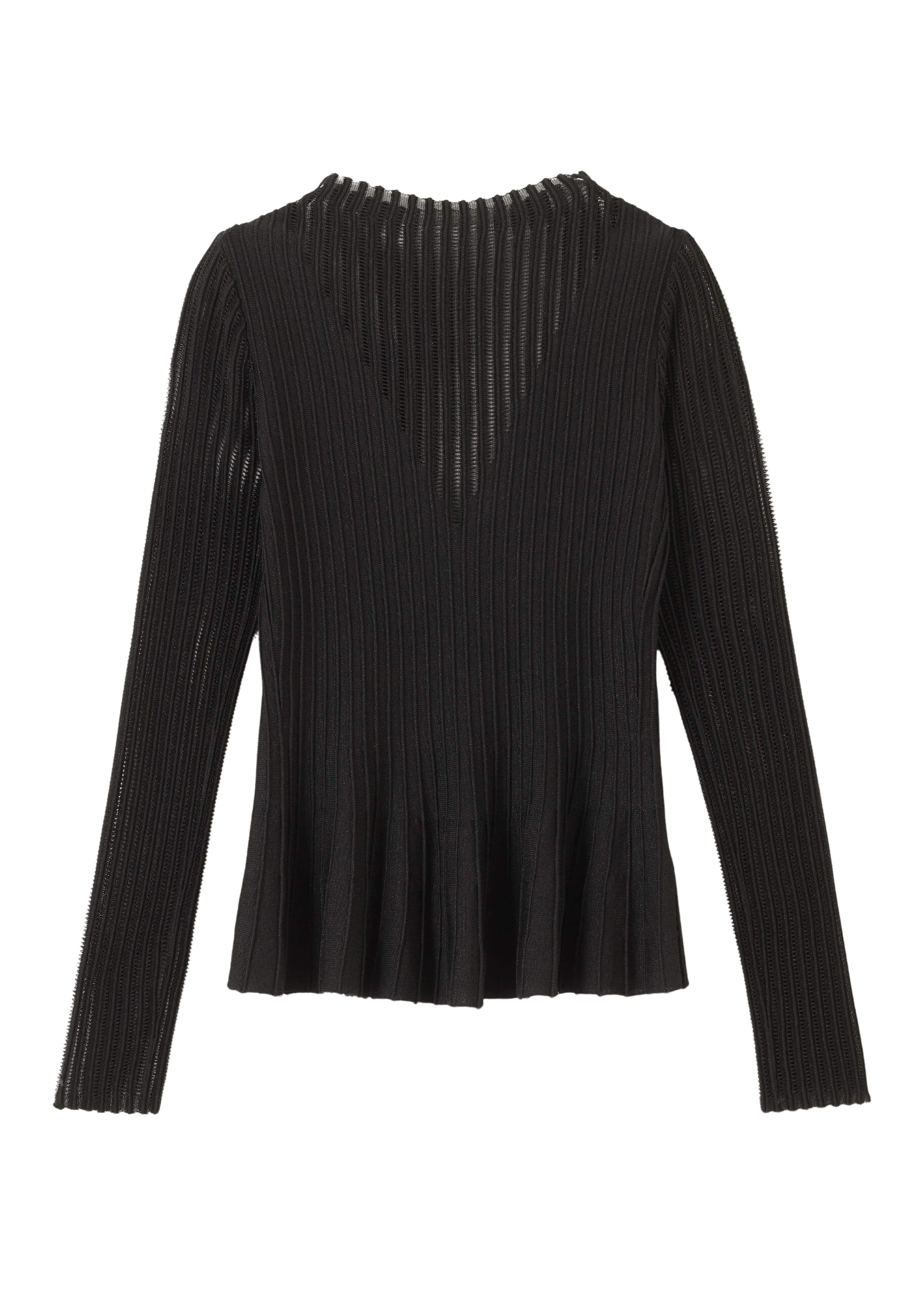 Me and Em Sheer Knit Peplum Top
Fine Metallic Knit