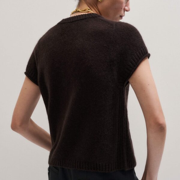 Wool Cashmere Silk – luxury British Brown in Me and Em exclusively at Coveti