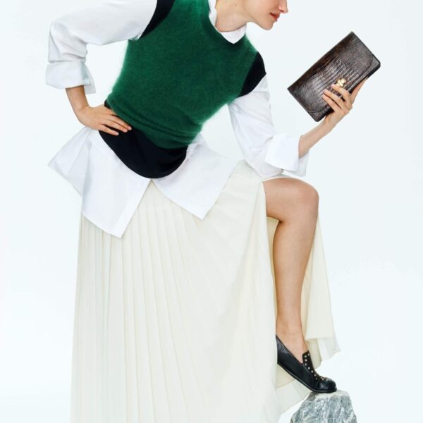 Fluid Crepe – luxury British Ivory in Me and Em exclusively at Coveti