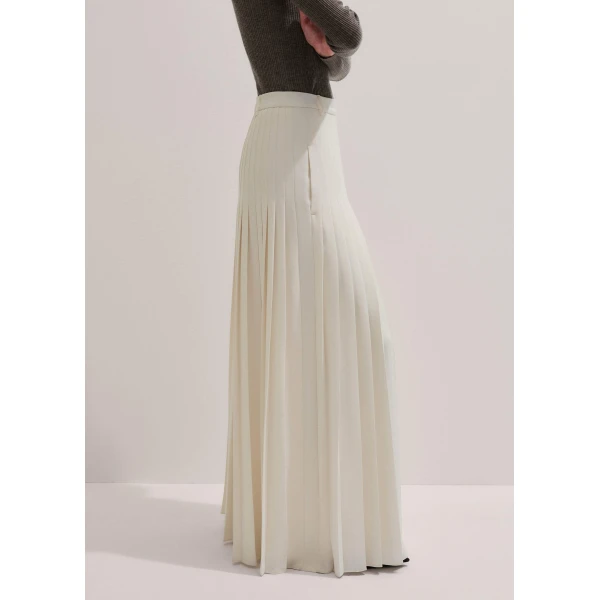 Me and Em Slit Full-Length Skirt
Fluid Crepe Skirt, view 3