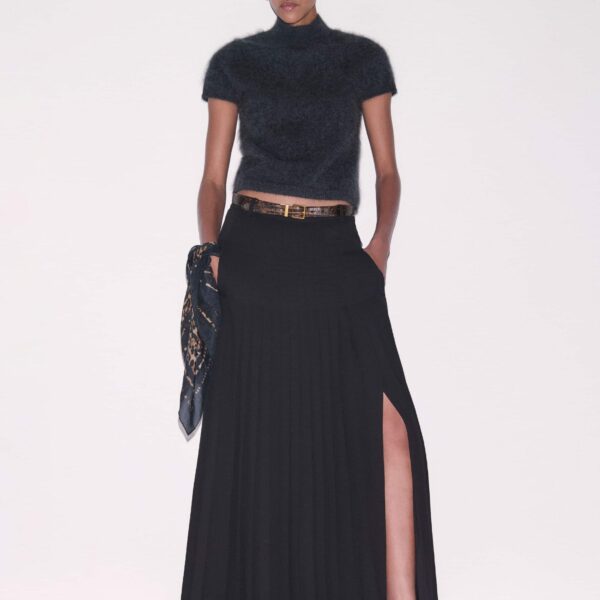 Me + Em Slit Full-Length Skirt