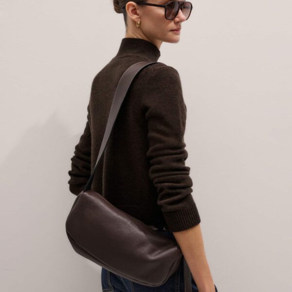 Italian Leather – luxury British Brown in Me and Em exclusively at Coveti