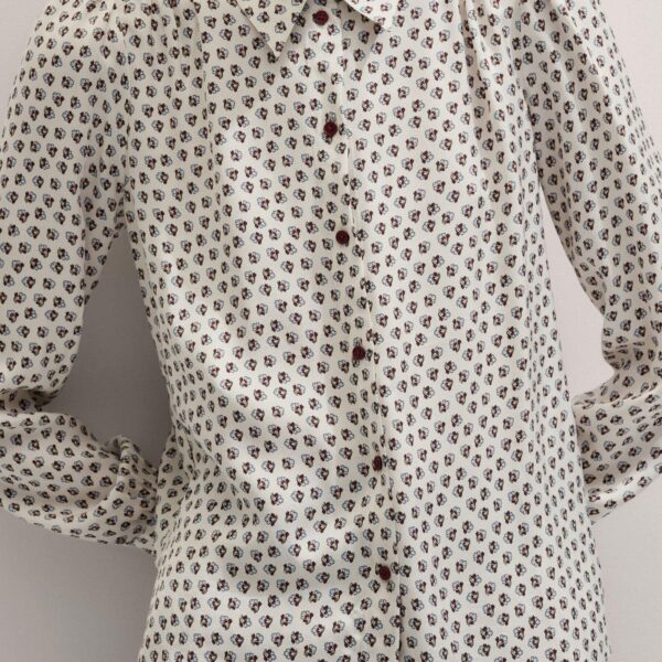Fluid Twill – luxury British Ivory in Me and Em exclusively at Coveti