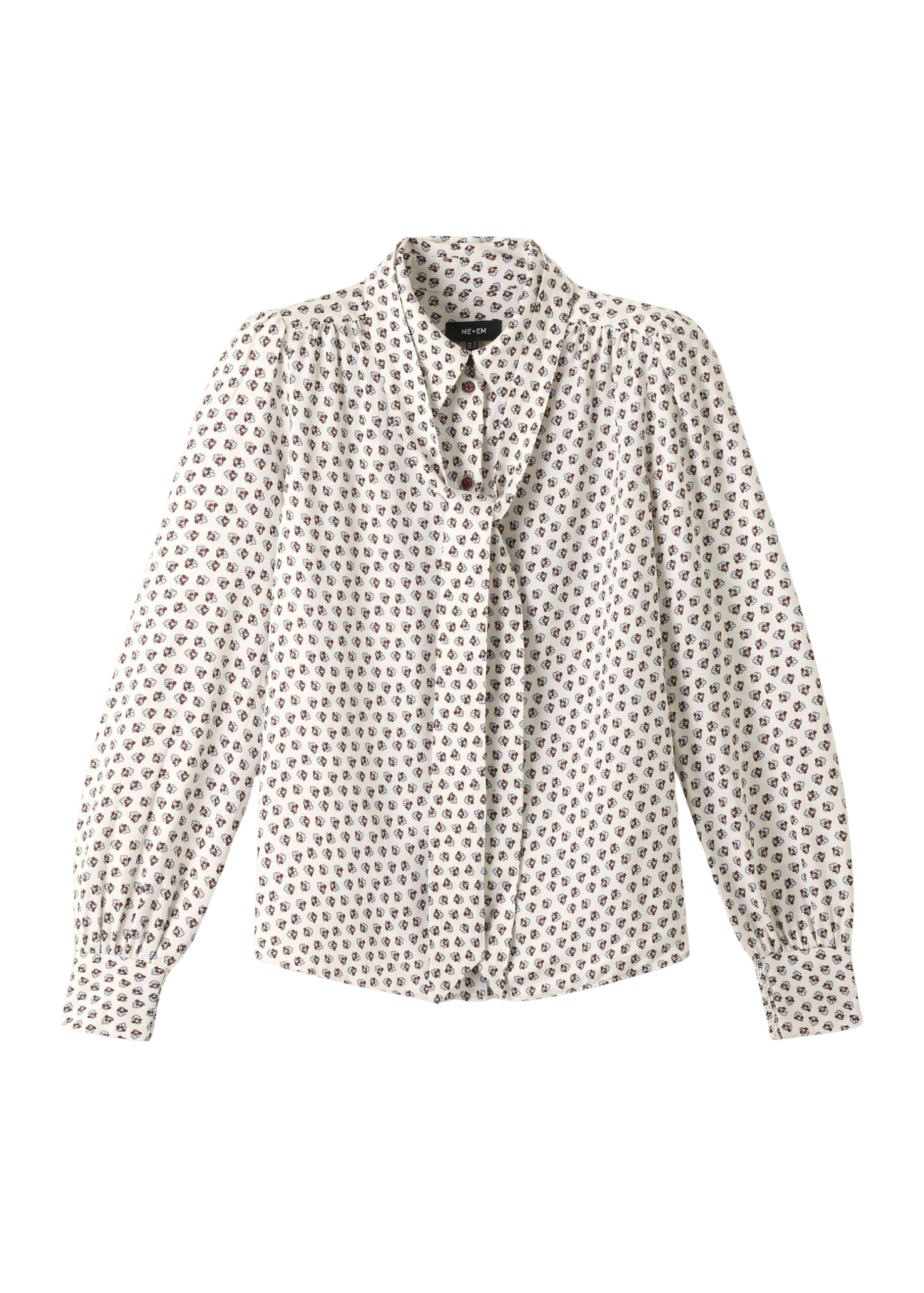 Me and Em Straight Blouse + Tie
Fluid Twill