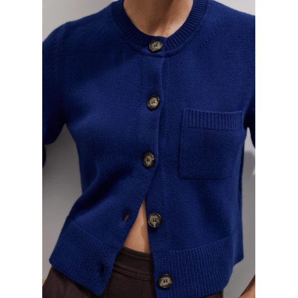 Me and Em Straight Cardigan
Merino + Cashmere Knit, view 6