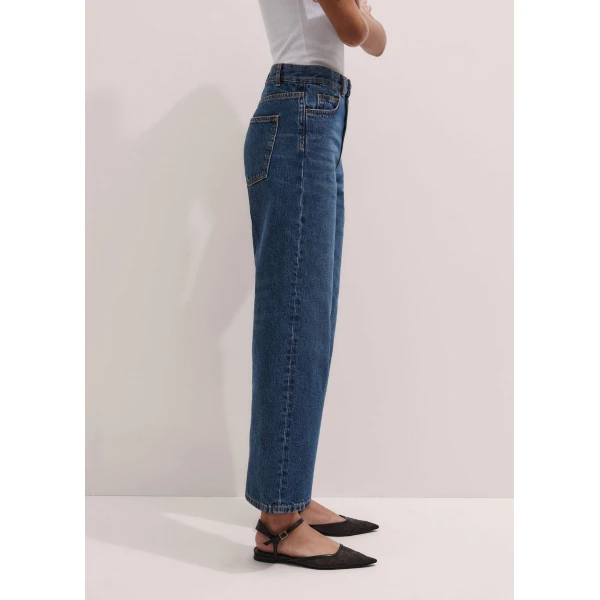 Me and Em Straight Crop Jean
Midweight Denim, view 3
