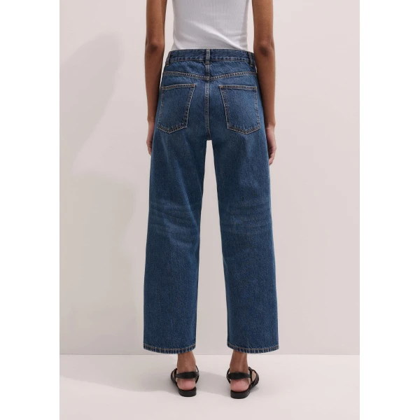 Me and Em Straight Crop Jean
Midweight Denim, view 4