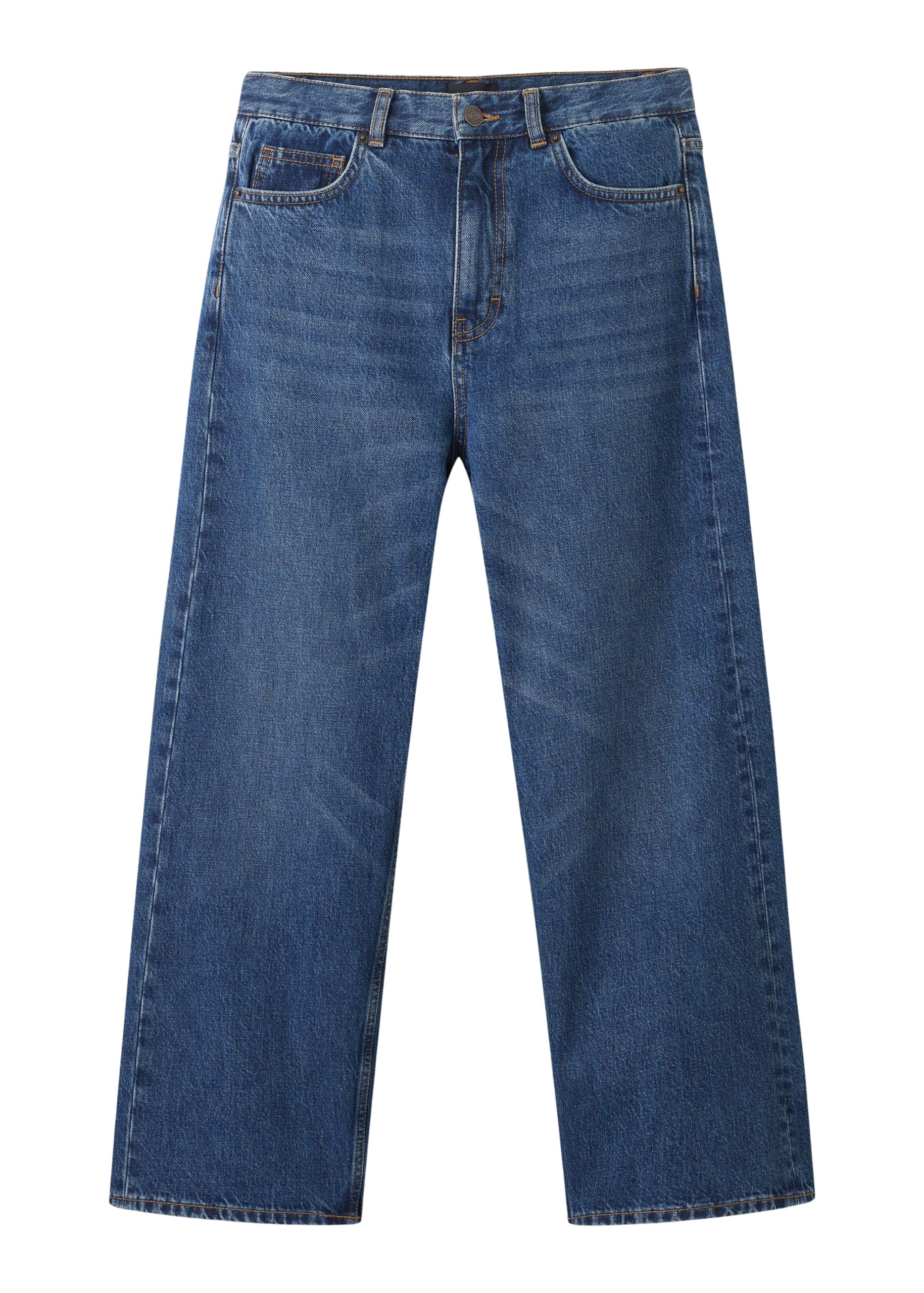 Me and Em Straight Crop Jean
Midweight Denim
