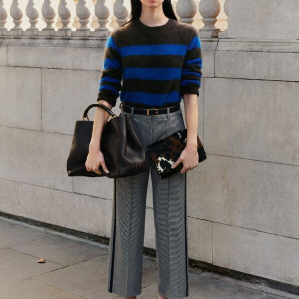 Me and Em Stripe Crop Sweater