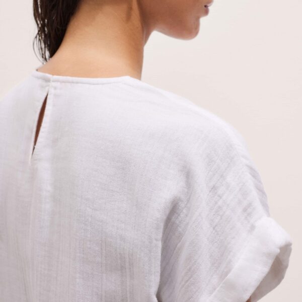 Cotton Cheesecloth – luxury British White in Me and Em exclusively at Coveti