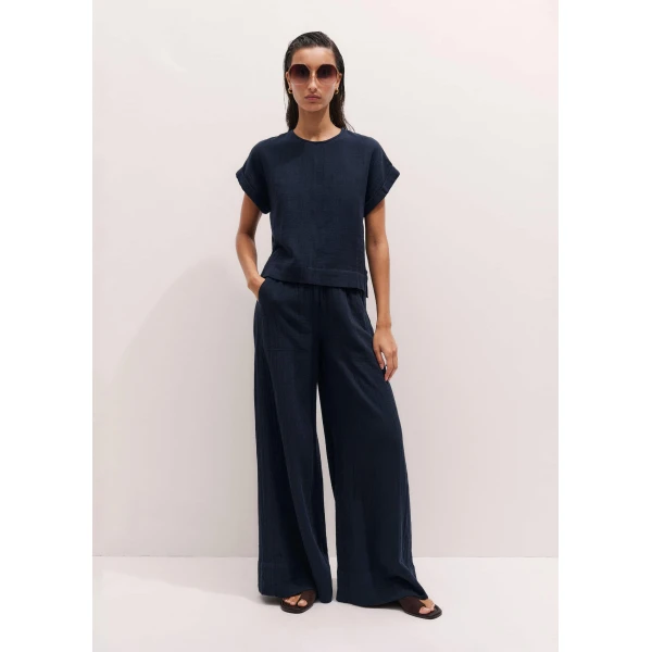 Me and Em Summer Tee
Cotton Cheesecloth Top, view 4