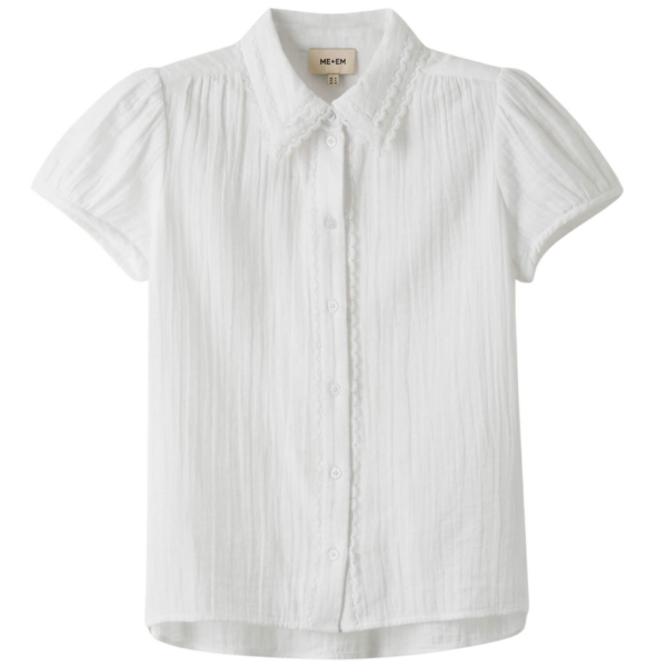 Me and Em Summer Trim Blouse
