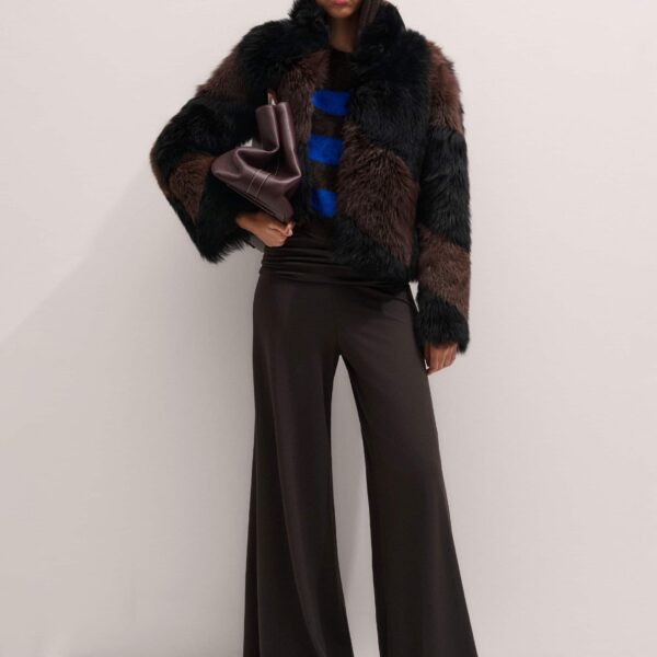 Soft Modal Jersey – luxury British Brown in Me and Em exclusively at Coveti