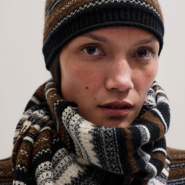 Merino + Cashmere – luxury British Multicolour in Me and Em exclusively at Coveti