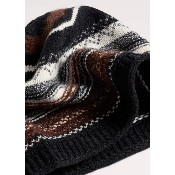 Me and Em Textured Stitch Beanie
Merino + Cashmere, view 3