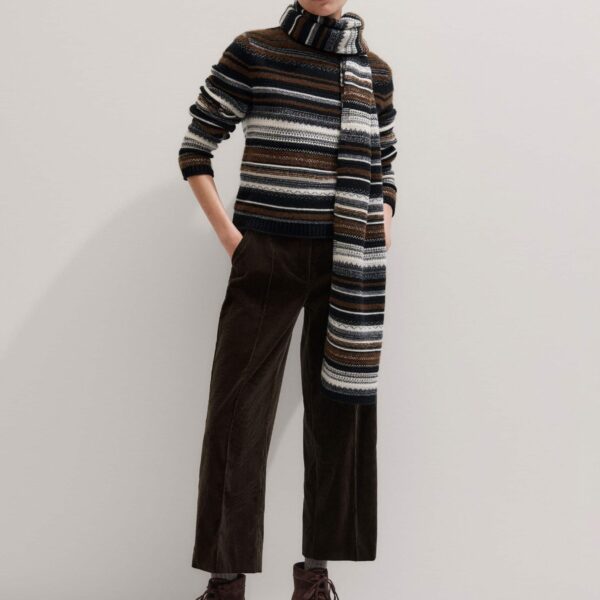 Me + Em Textured Stitch Scarf