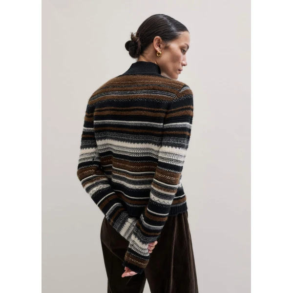 Me and Em Textured Stitch Sweater
Merino + Cashmere Knit, view 3