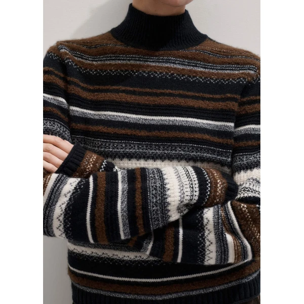 Me and Em Textured Stitch Sweater
Merino + Cashmere Knit, view 5