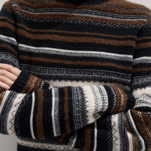 Merino + Cashmere – luxury British Black in Me and Em exclusively at Coveti