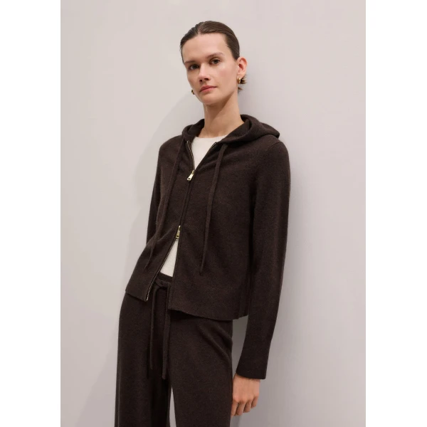 Me and Em Two-Way Zip Hoodie
Cashmere, view 4