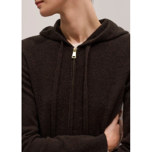 Me and Em Two-Way Zip Hoodie
Cashmere, view 5