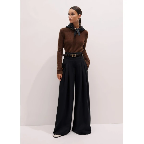 Me and Em Ultra Wide-Leg Pant
Wool Blend, view 5