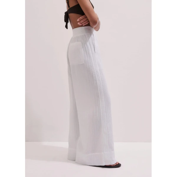 Me and Em Wide-Leg Pant
Cotton Cheesecloth, view 3