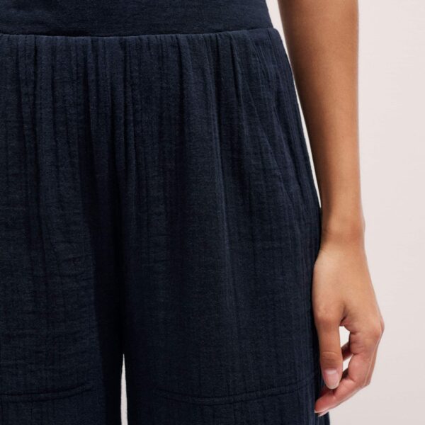 Cotton Cheesecloth – luxury British Blue in Me and Em exclusively at Coveti