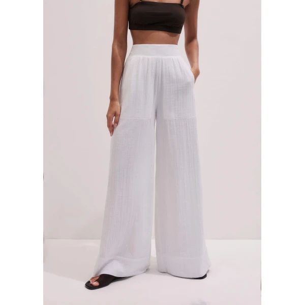 Me and Em Wide-Leg Pant
Cotton Cheesecloth, view 7